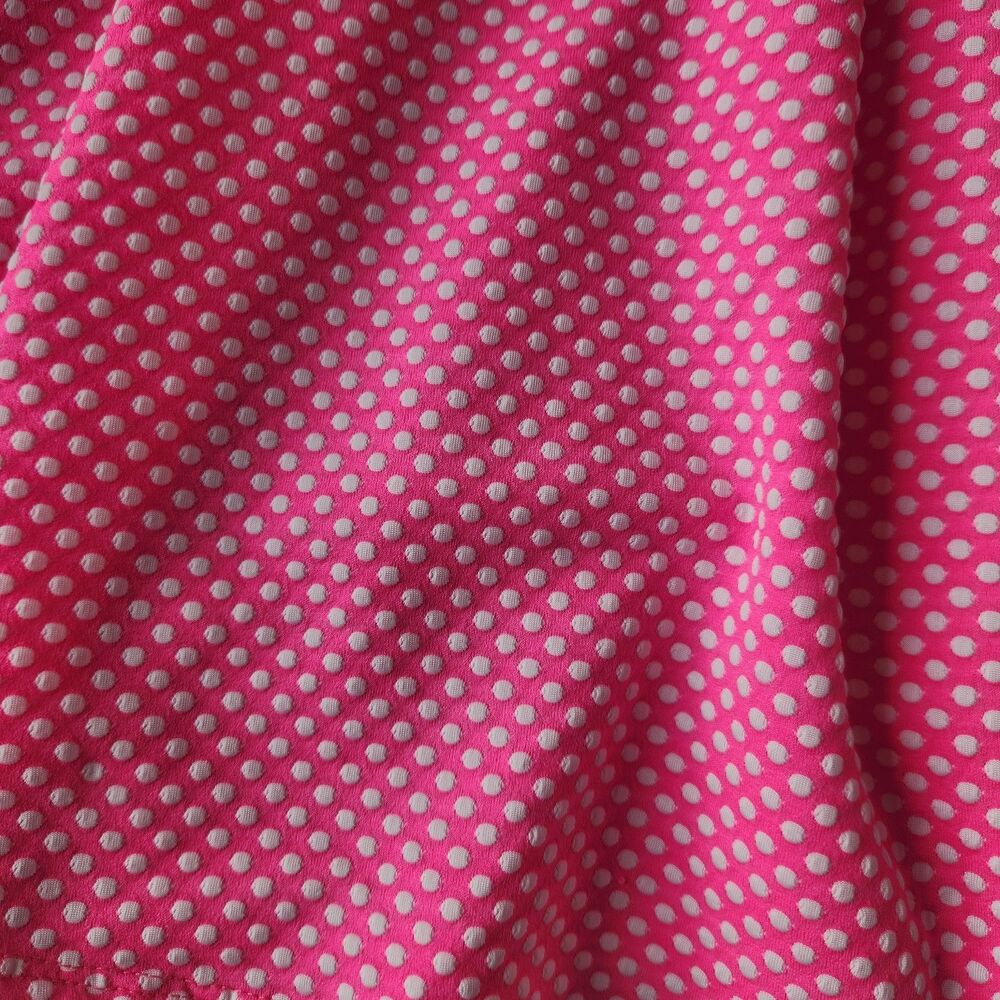 LulaRoe Neon Pink Polka Dot Swing Circle Skirt Size S - Picture 3 of 4